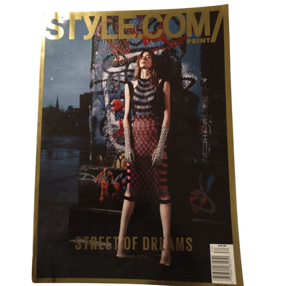 Style.com Print Magazine Spring 2014 Runway Fashion ALT Cover Street Of Dreams